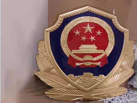 大型警徽的尺寸和形状设计考虑因素